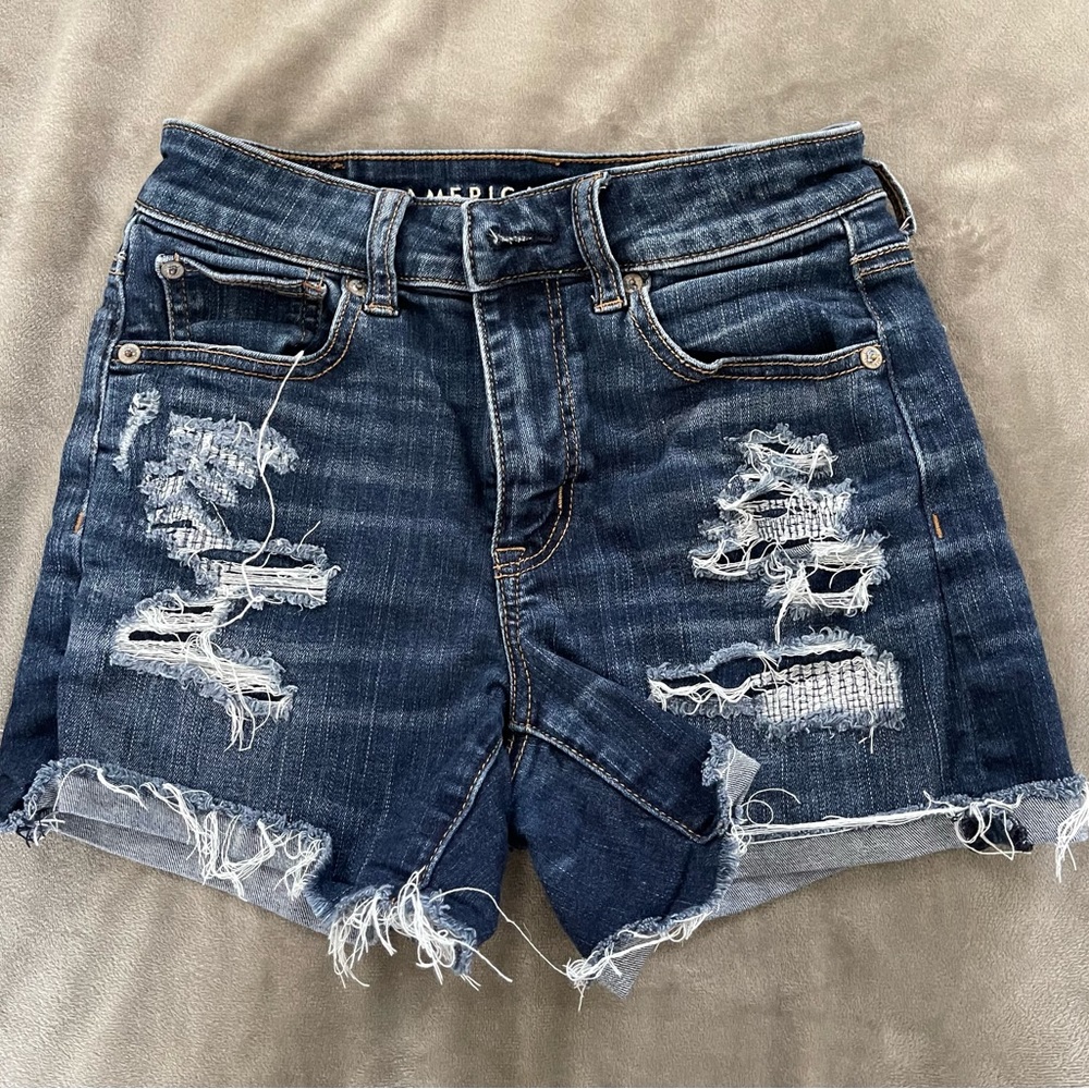 American Eagle Hi-Rise shortie, Next Level Stretch, size 0